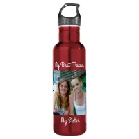 My Best Friend, My Sister, Personalized Photo Stainless Steel Water Bottle