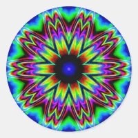 Sombrero Galaxy Mandala Classic Round Sticker