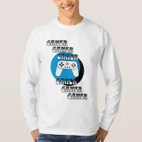 Blue and Black Gamer | Video Controller T-Shirt