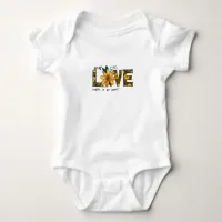 With Love Easter Is So Sweet Baby Bodysuit