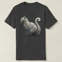 Paisley Profile Cat T-Shirt