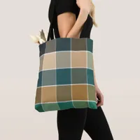 Trendy modern minimalist squares tote bag