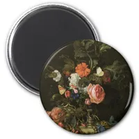 Floral Fine Art with Roses Magnet