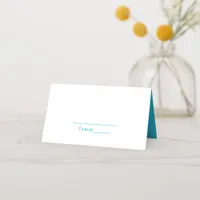 Modern Minimalist Wedding Place Card