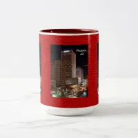 Phoenix Skyscrapers at Night Mug