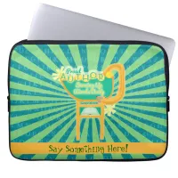 Proud Author Vintage Style Diner Sign Laptop Sleeve