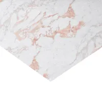 Trendy Rose Gold Foil Marble Tissue Paper