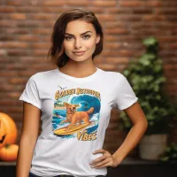 Golden Retriever Surfing Paradise T-Shirt