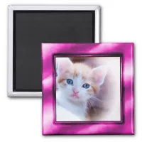 Purple Photo Frame Magnet