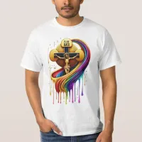 Contemporary Artistic Design of Crucified Figure T-Shirt