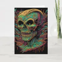 Let the Ghoul Times Roll Halloween Card