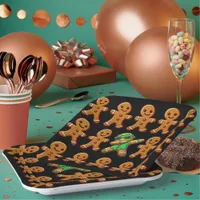 Funny Be Different Break the Mould Gingerbread Men Paper Plates