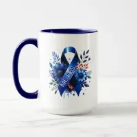 Myalgic Encephalomyelitis ME/CFS Awareness Ribbon Mug