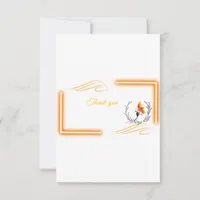 Flat thank you cards 