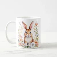 Sweet Vintage Easter Bunny Rabbit  Coffee Mug