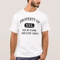 Property of XXL Your Name T-Shirt