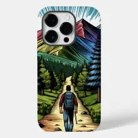 Man Hiking the Trails Case-Mate iPhone 14 Pro Case
