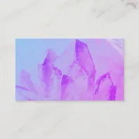 *~* Energy Healing Massage Yoga Reiki Crystal Business Card