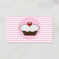 Vanilla Love cupcake business Cards