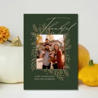 Golden Harvest Memories Holiday Card