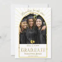 Graduation Celestial Astronomy Space Grad Photo Invitation