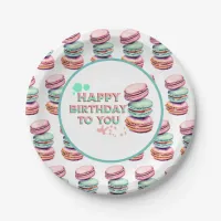 Happy Birthday To You | Macaron Paper Plates