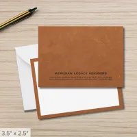 Customizable Classic Business Note Card