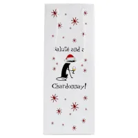 Salute' and a Chardonnay Funny Wine Quote Cat Wine Gift Bag
