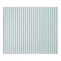 Beach House Blue and White Striped Relaxed Coastal Duvet Cover