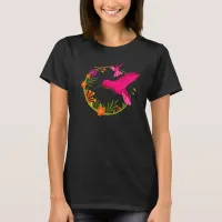 Graceful Hummingbirds in Flight Colourful T-Shirt