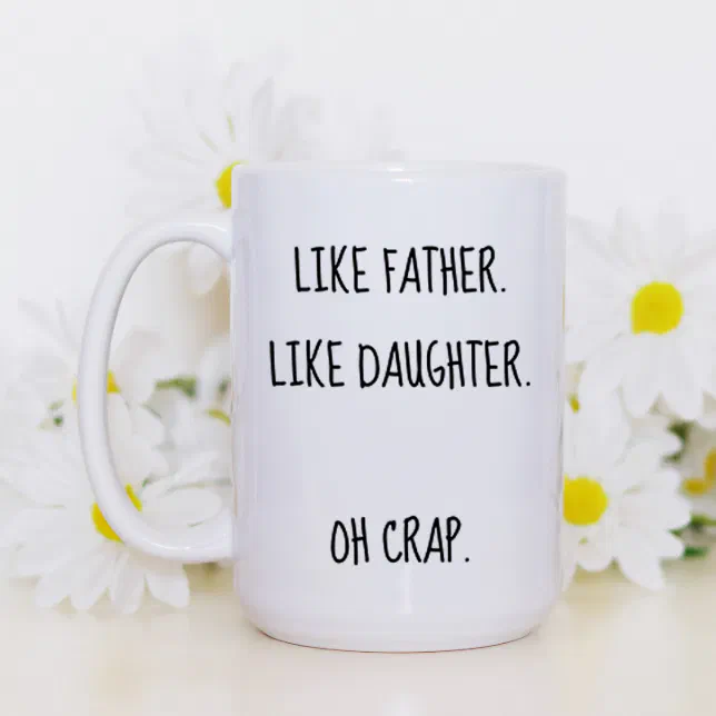 Photo Like Father Like daughter/son Family photo Coffee Mug