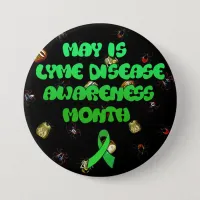 May is Lyme Disease Awareness Month Button