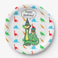 Dinosaur Themed Birthday Plates