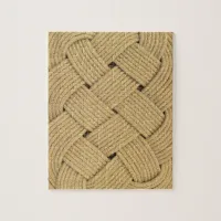 Ocean Plait Nautical Rope Mat Jigsaw Puzzle