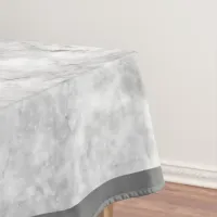 Simple White and Grey Marble | Medium  Tablecloth