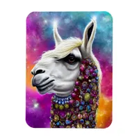 Colorful Jeweled Llama Magnet