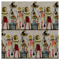 Ancient Egypt Pharaohs Lavish Ormamentation Fabric