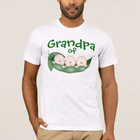 Grandpa of Triplet Boys T-Shirt