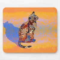 Abstract Collage Clarice the Cat ID103 Mouse Pad