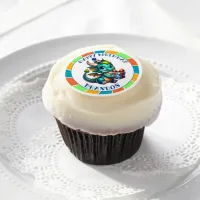 Dragon Themed Boy's Birthday Party Edible Frosting Rounds