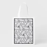 Trippy Organic DIY Adult Coloring Art Supplies Bag