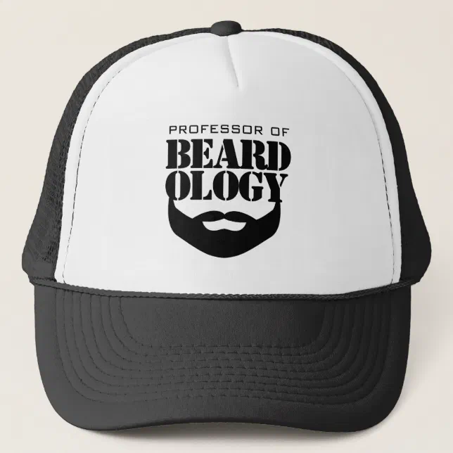 Funny Professor of Beardology Trucker Hat