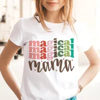 Magical Mama Retro Groovy Christmas Holidays T-Shirt