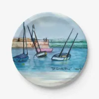 Summer boating party plate theme!
