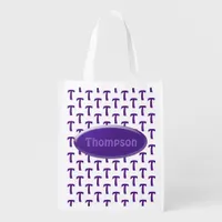 Polyester Bag - Nameplate in Purple