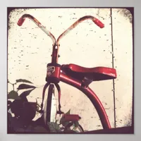 Vintage Tricycle Poster