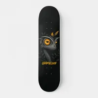 Black Chameleon Personalized Skateboard