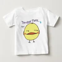 Garbanzo ~ Terrible Twos..Infant T-shirt