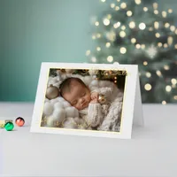 All is Calm, All is Bright | Photo Christmas Foil Holiday Card