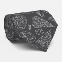 Pizzeria Restaurant Italian Cuisine Pizza Pattern Neck Tie